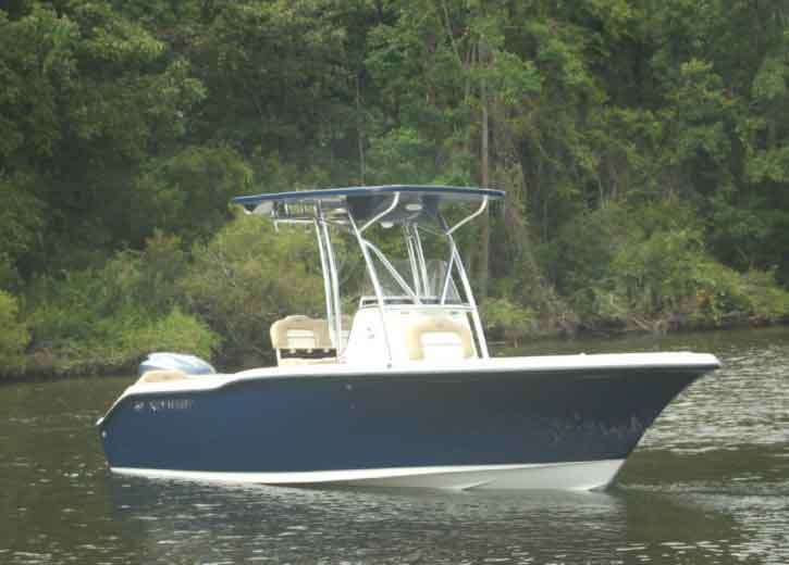 key west 239 center console fishing boat