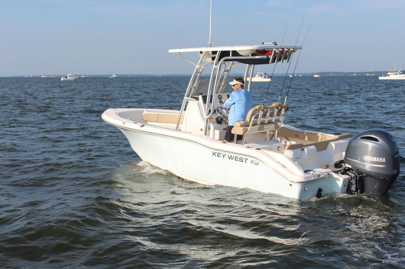 key west 219fs fishing boat