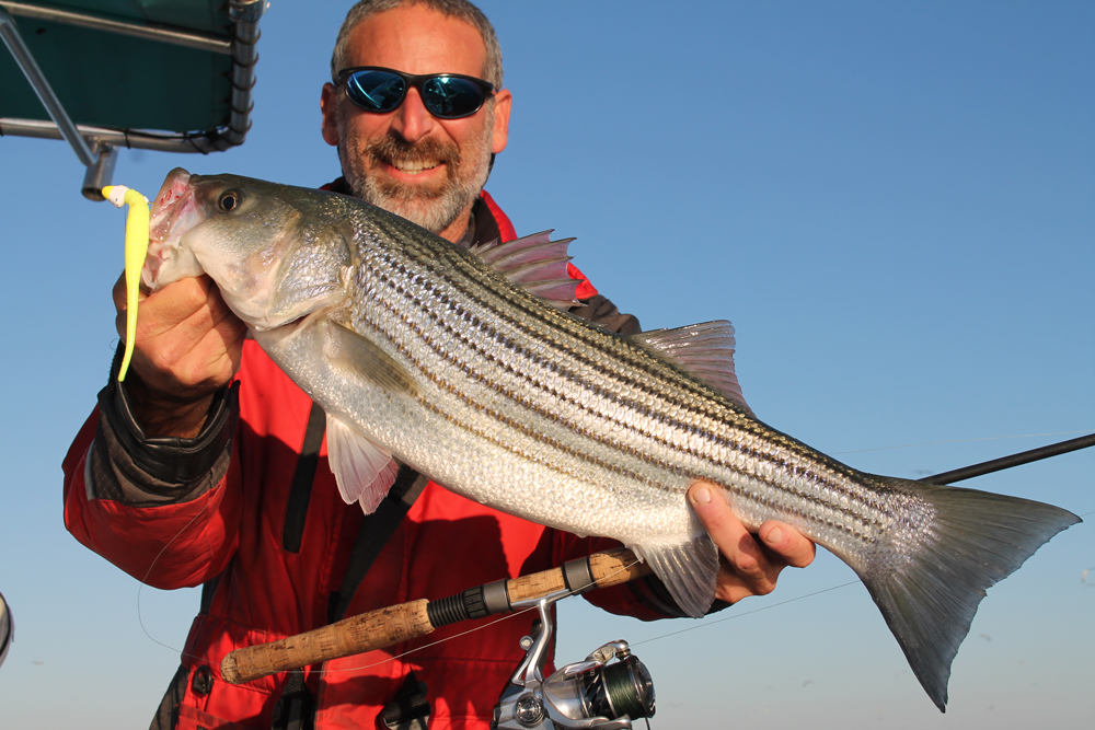 My favorite kinda fishing! Light Tackle Surf Fishing for Striped Bass 