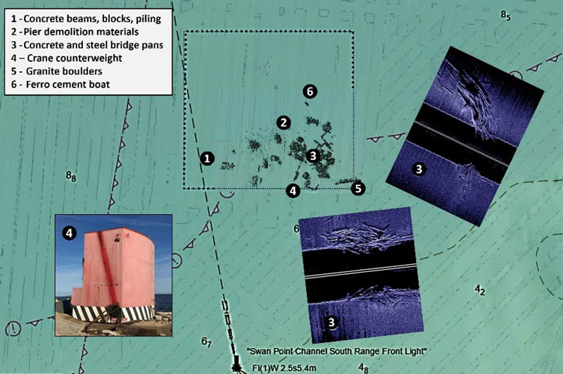 fishing structure in the chesapeake bay at love point