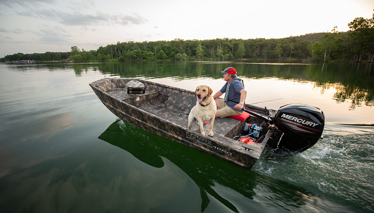 lowe roughneck aluminum fishing boat