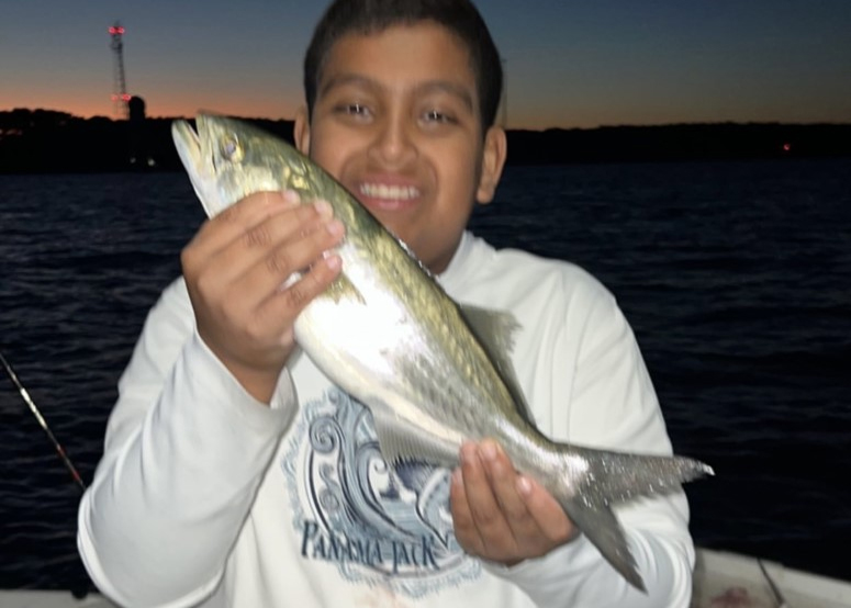 lower bay bluefish fishing