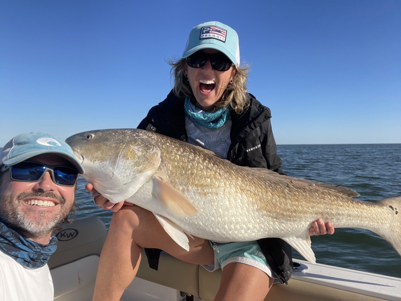 lower chesapeake bull redfish