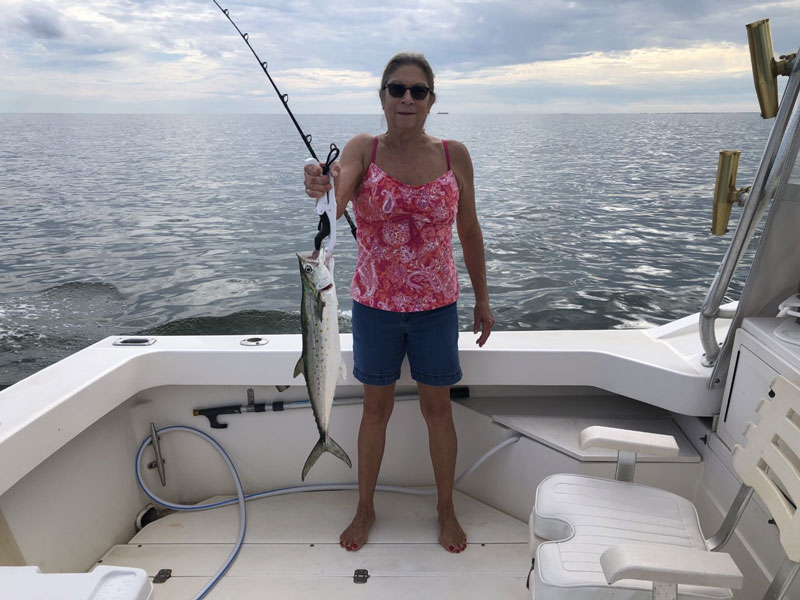 trolling spanish mackerel