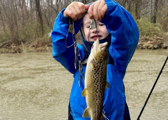 trout fishing in the spring