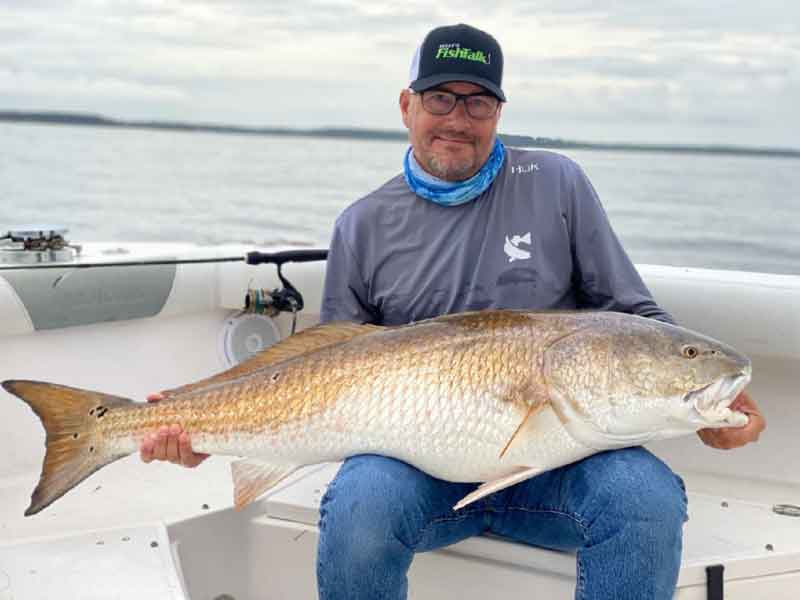 eric packard caught a huge bull red