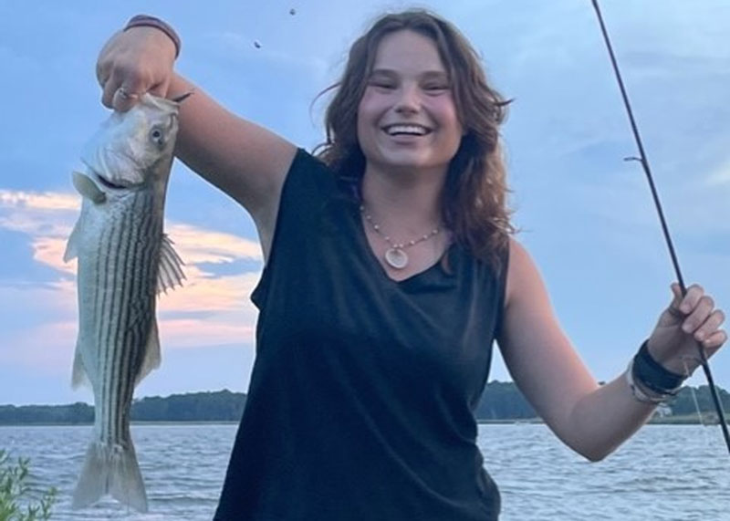 rockfish caught from shore