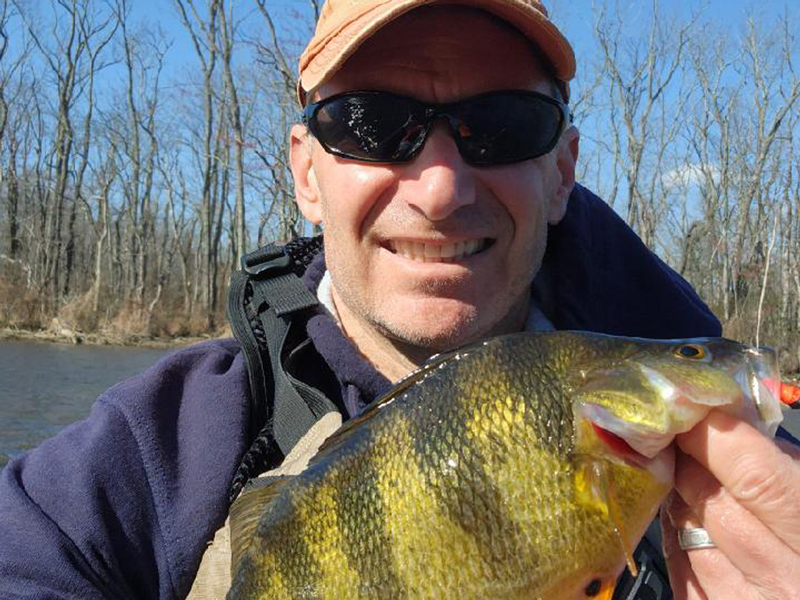 fishing for perch in tidal water