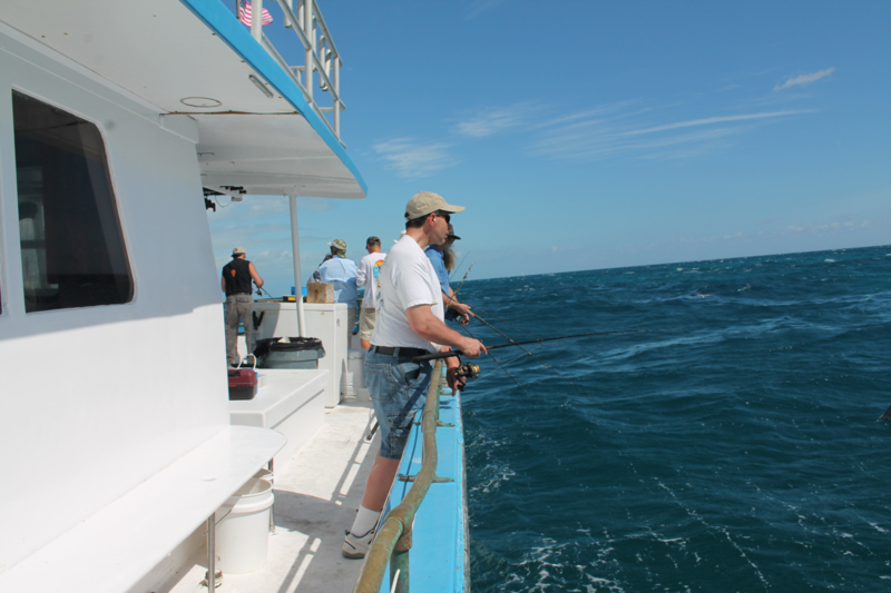 fishing on a party boat