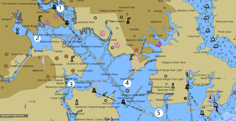 patapsco river fishing hotspot map