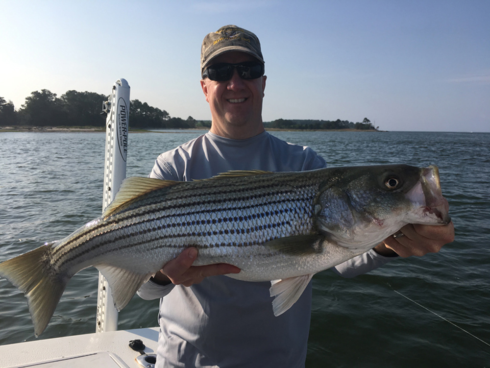 striper fishing the pre season