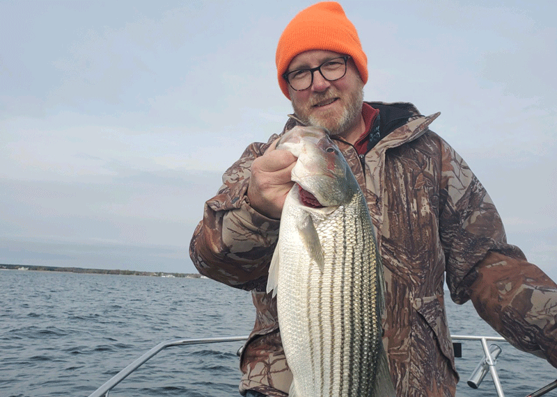 mid bay rockfish in winter