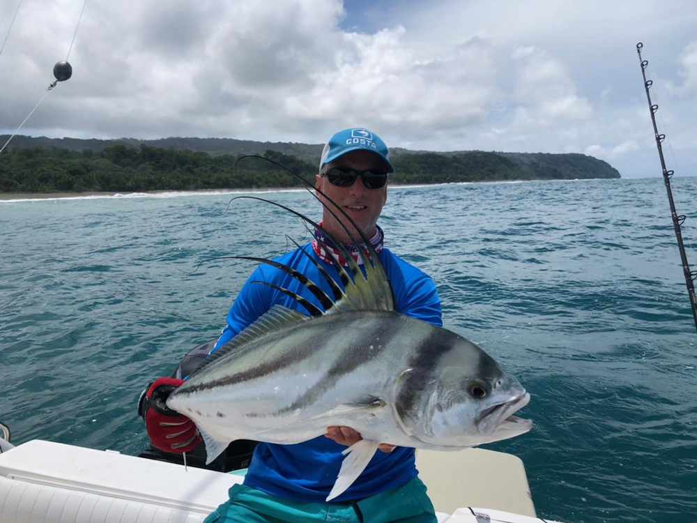 roosterfish caught in costa rica