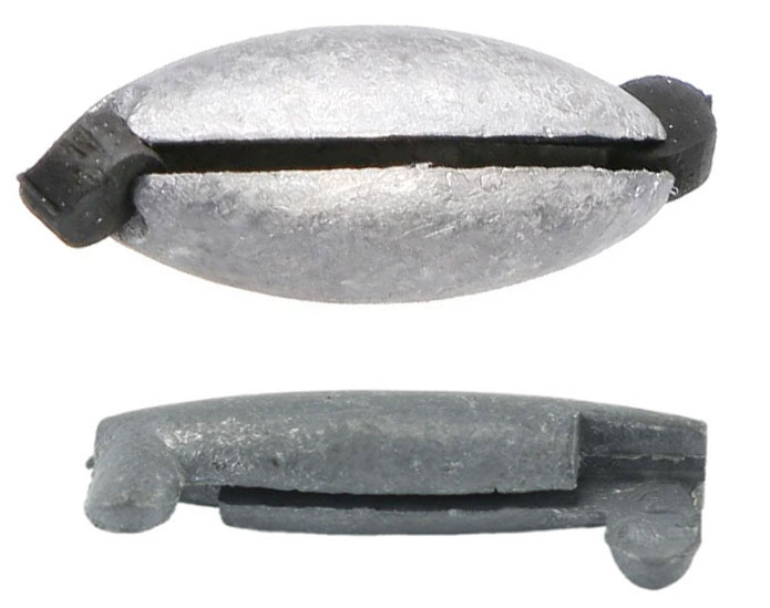 crimp on fishing sinkers