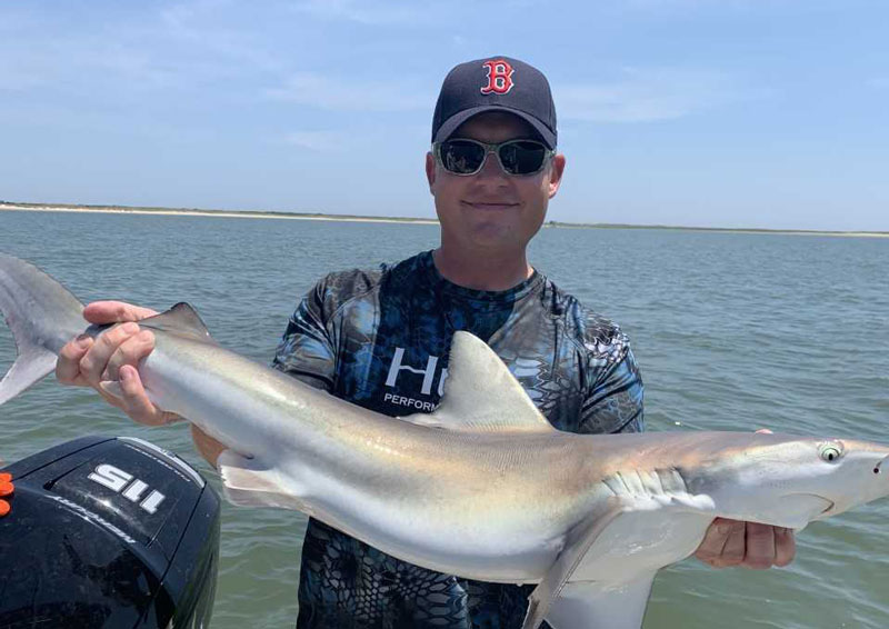 shark fishing in atlantic