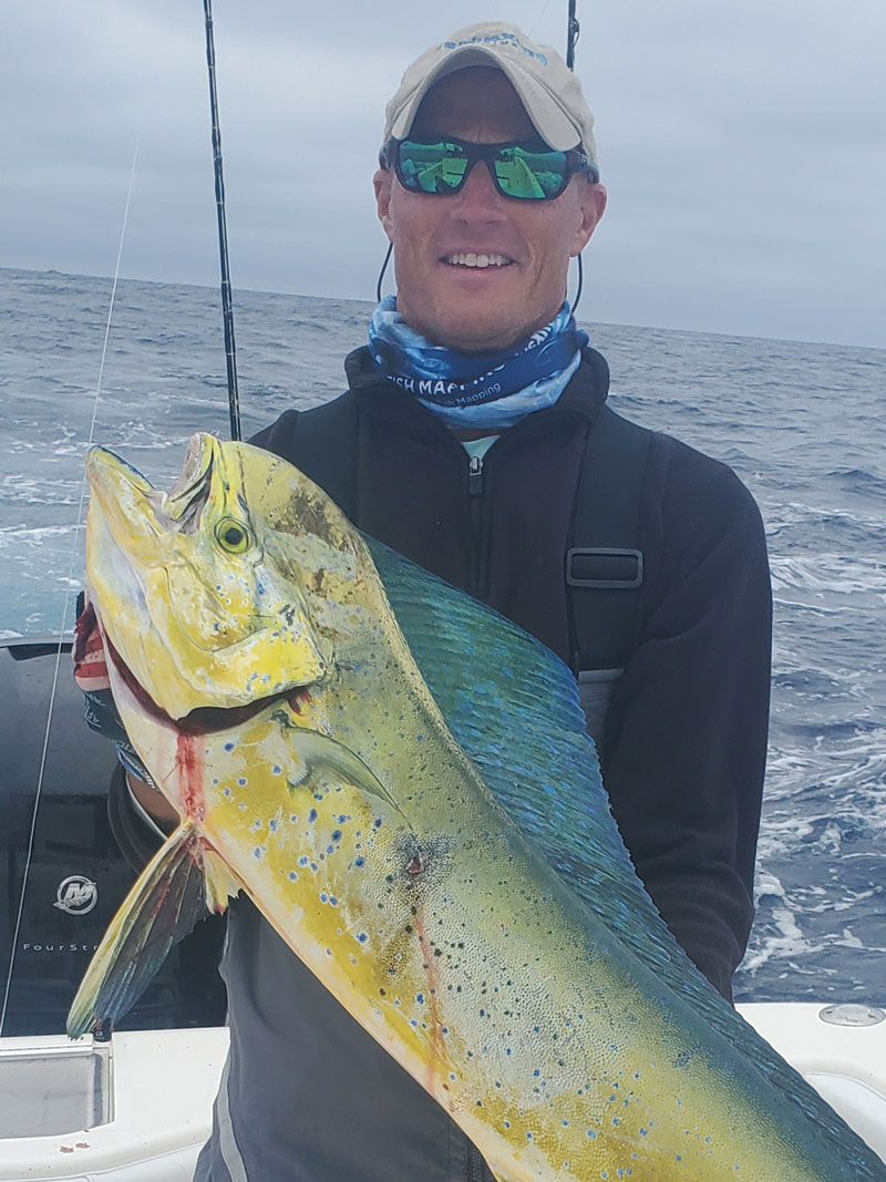 sirius geoff with a mahi