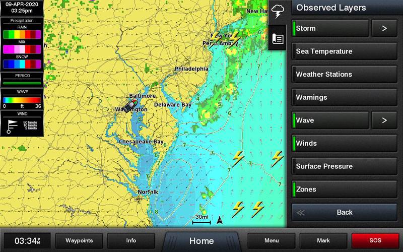 siriusxm marine weather