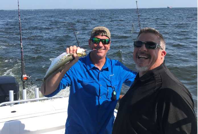 trolling for Spanish mackerel