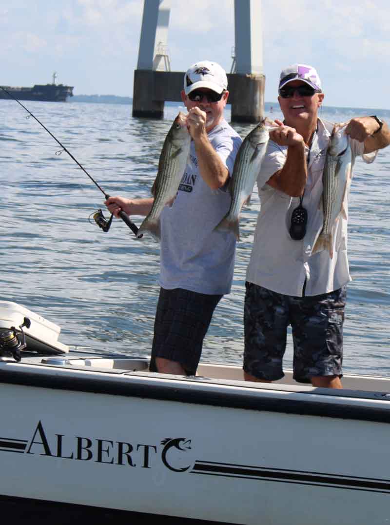 fishing the bridge with spot-lock