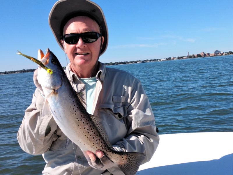 speck caught in the chesapeake in spring