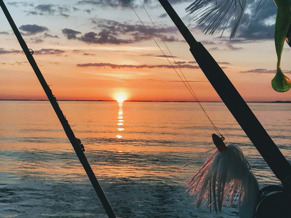 sunrise over the chesapeake bay