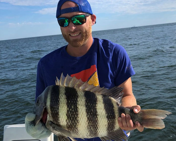 sheepshead near the targets