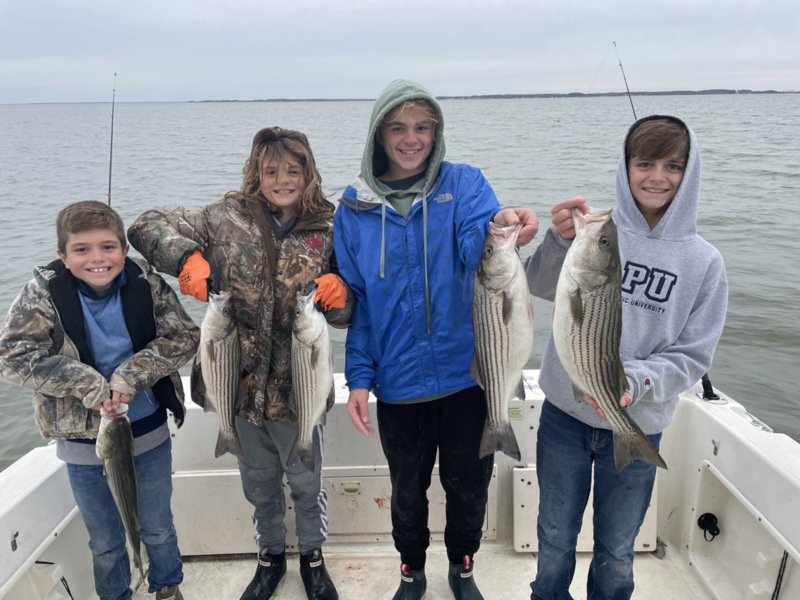 tangier anglers with a big catch