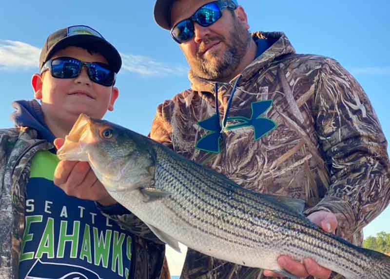 striped bass fishing