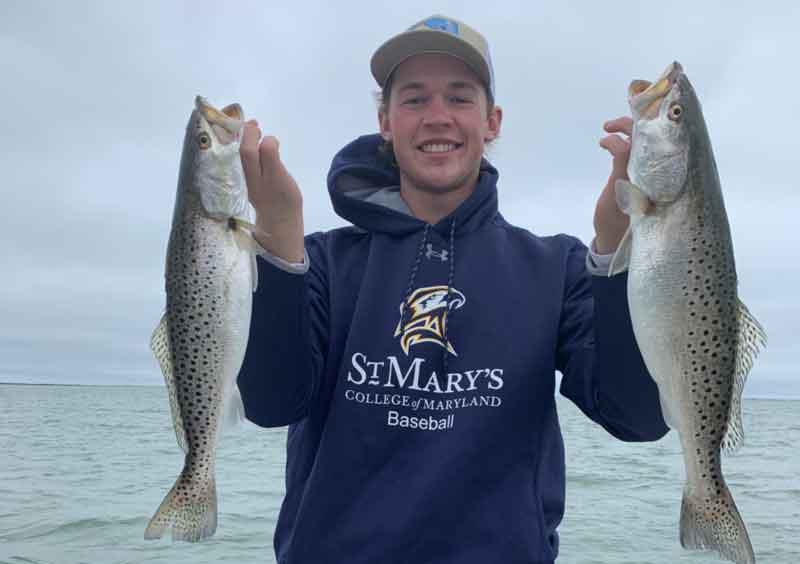 speckled trout in the tangier sound