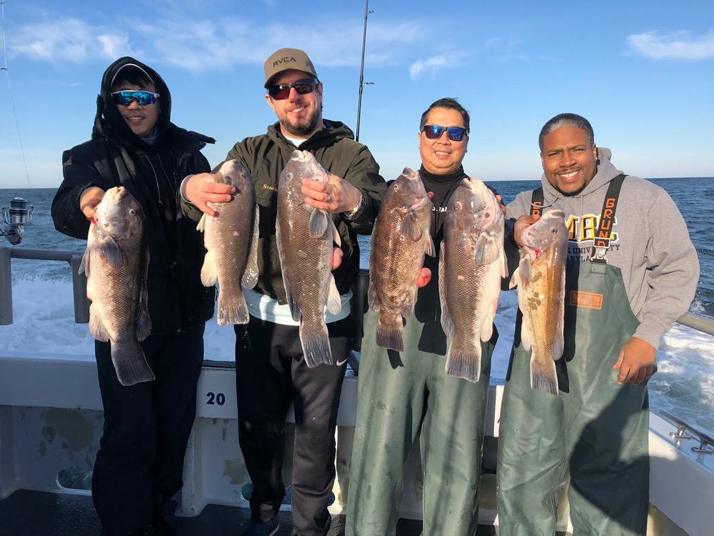 tautog caught on the morning star
