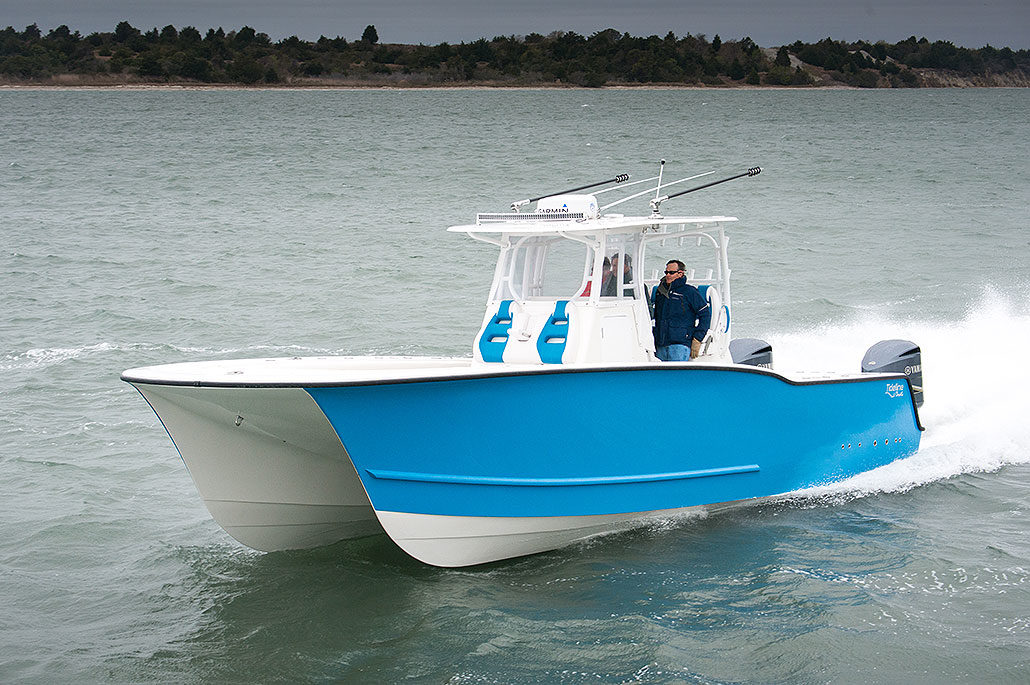 power catamaran fishing boat