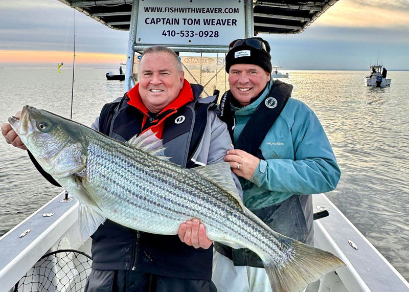 tom weaver and david sites fishing