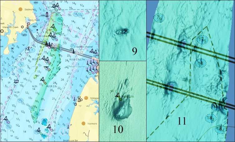 chesapeake bay fishing hotspot chart