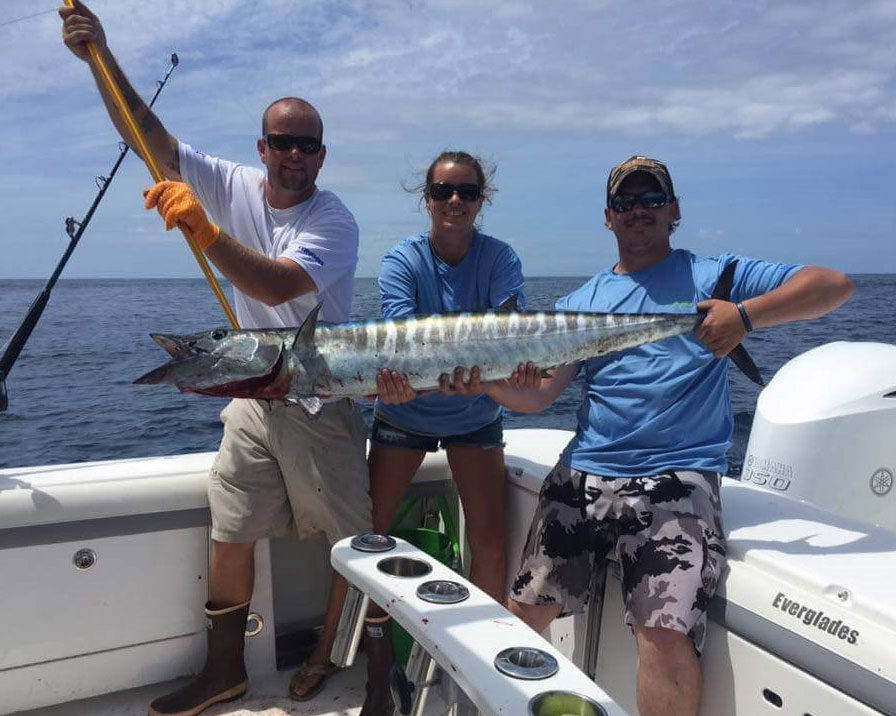 This wahoo came to the gaff last season, and 2017 certainly hasn't been spectacular for the species - but you still have a shot at one, if the weather cooperates.