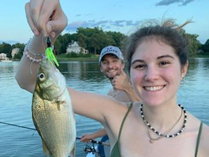 white perch fishing