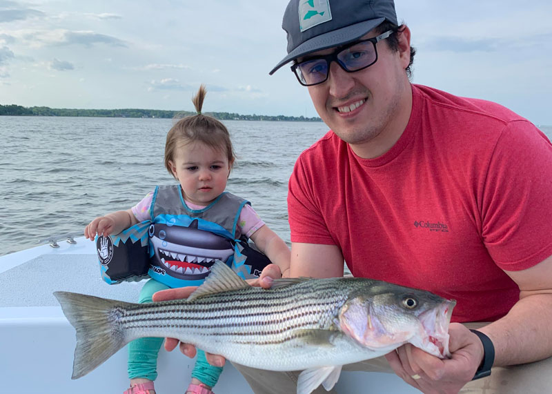 catching stripers