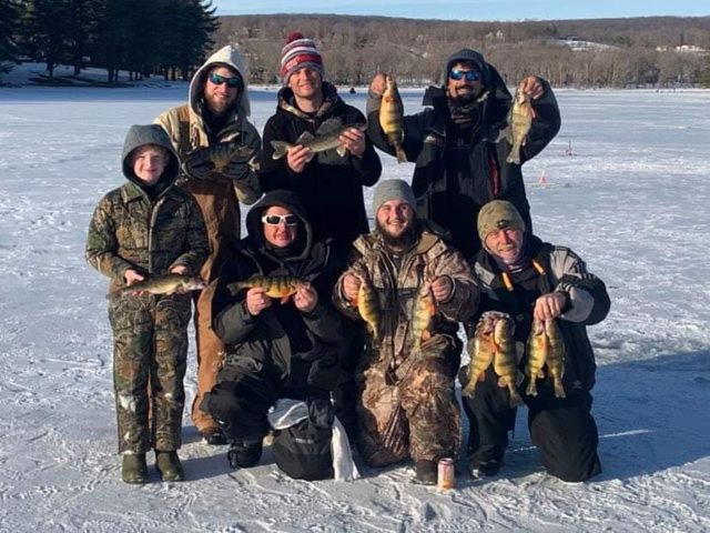 ice fishing at deep creek