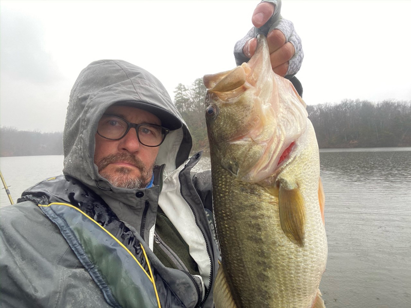 bass fishing in the winter