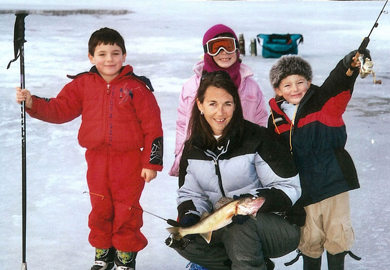 ice fishing at deep creek lake