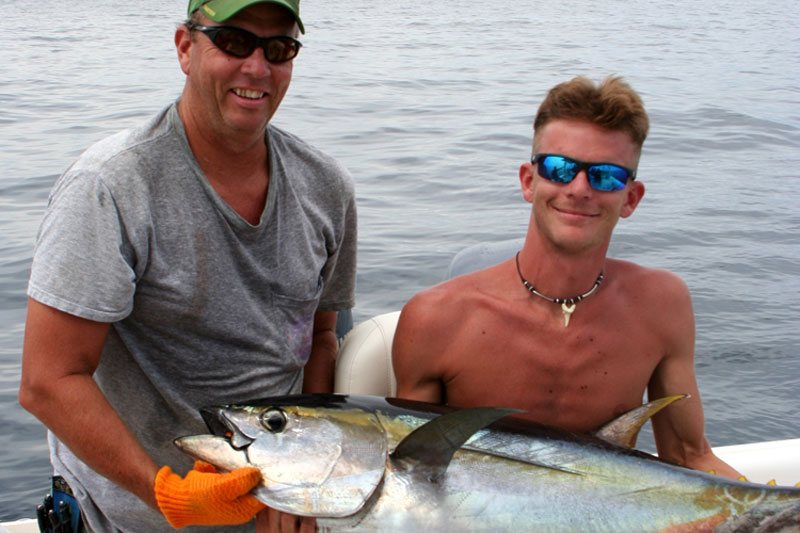 fishing for yellowfin tuna