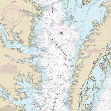 Lower Chesapeake Bay Chart